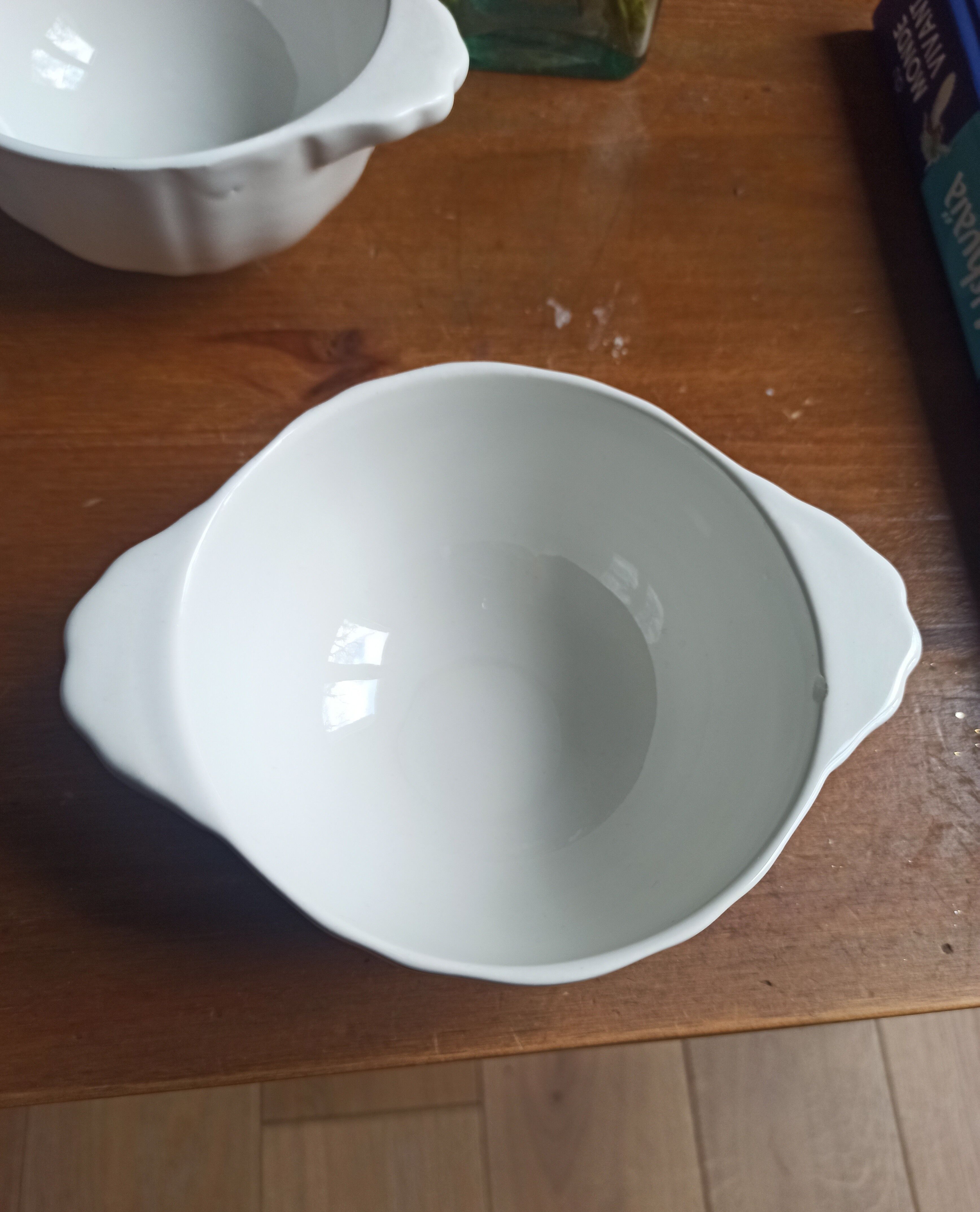 Bols en faience blancs de Gien