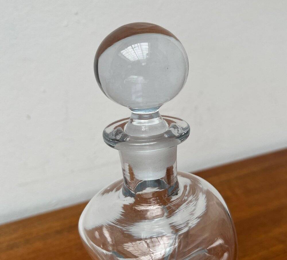 Danish Vintage Kluk Kluk Glass Bottles from Holmegaard, 1970s, Set of 2