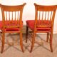 Set of 4 Directoire period chairs.
