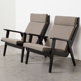 Pair of 1611 armchairs by Rob Parry for Gelderland 1952