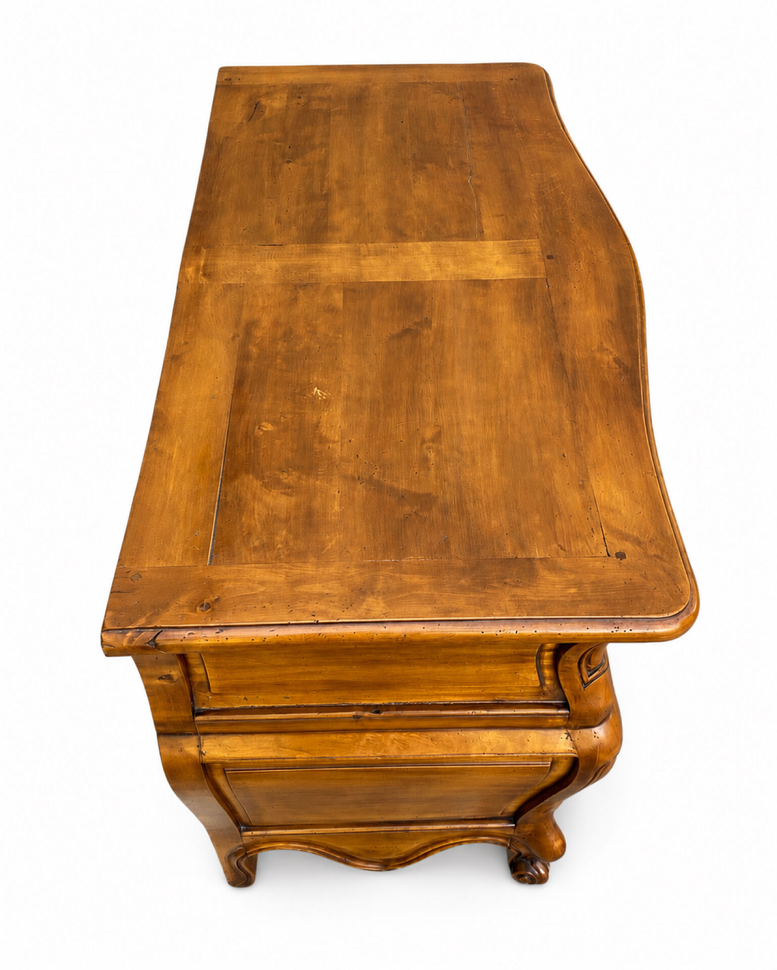 Commode tombeau galbée Louis XV