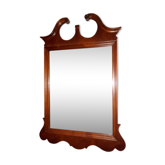 Large Chippendale mirror, old - solid wood 80x119cm