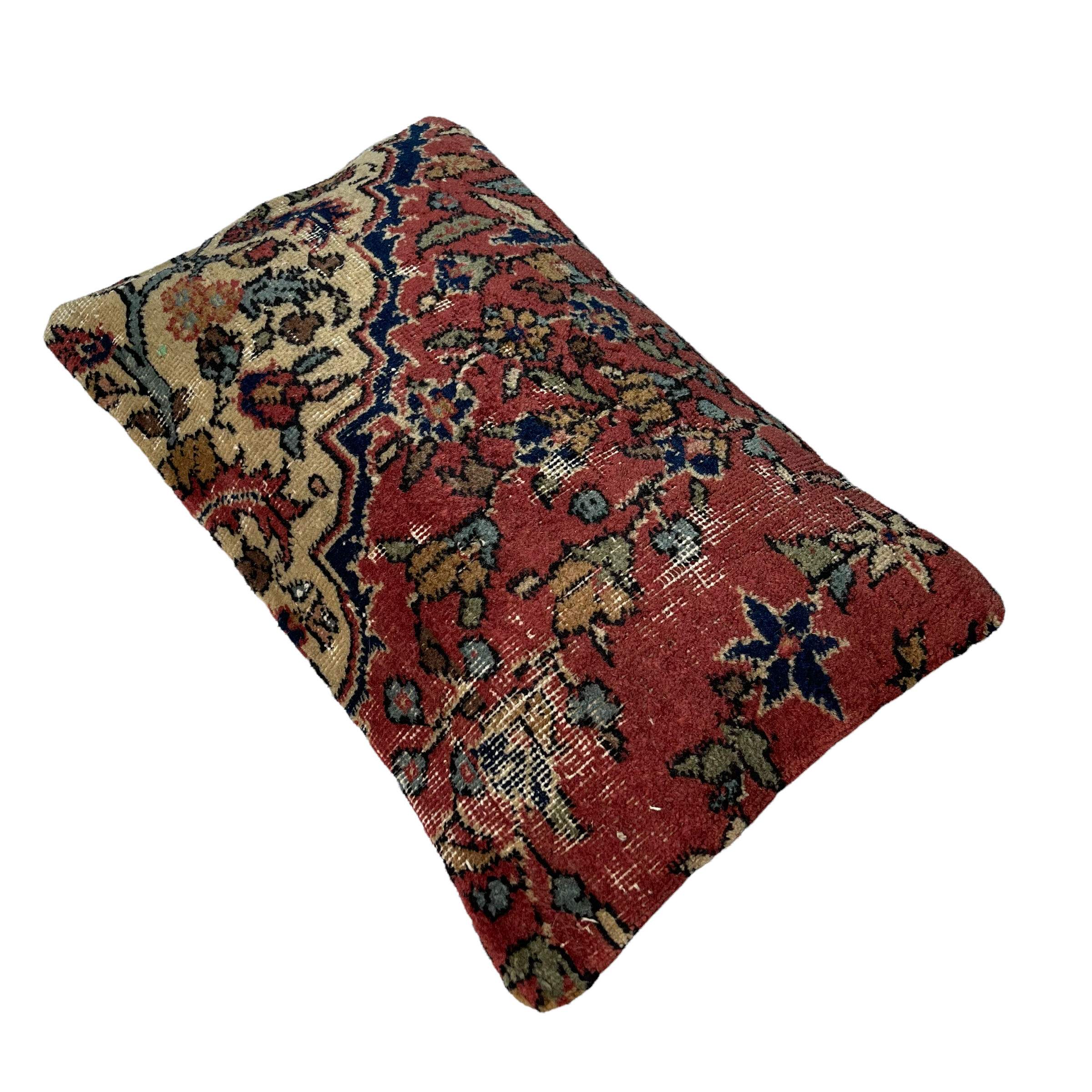 Vintage turkish rug cushion cover , 30 x 50 cm