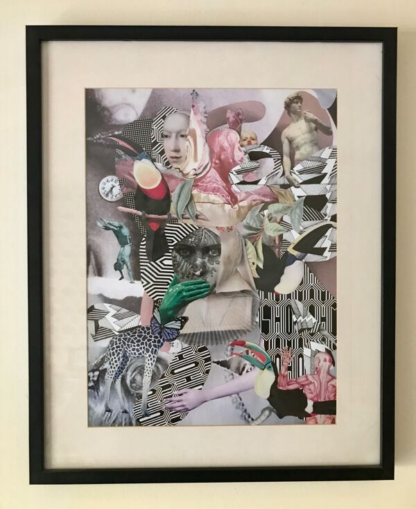 Collage original le rêve surréaliste