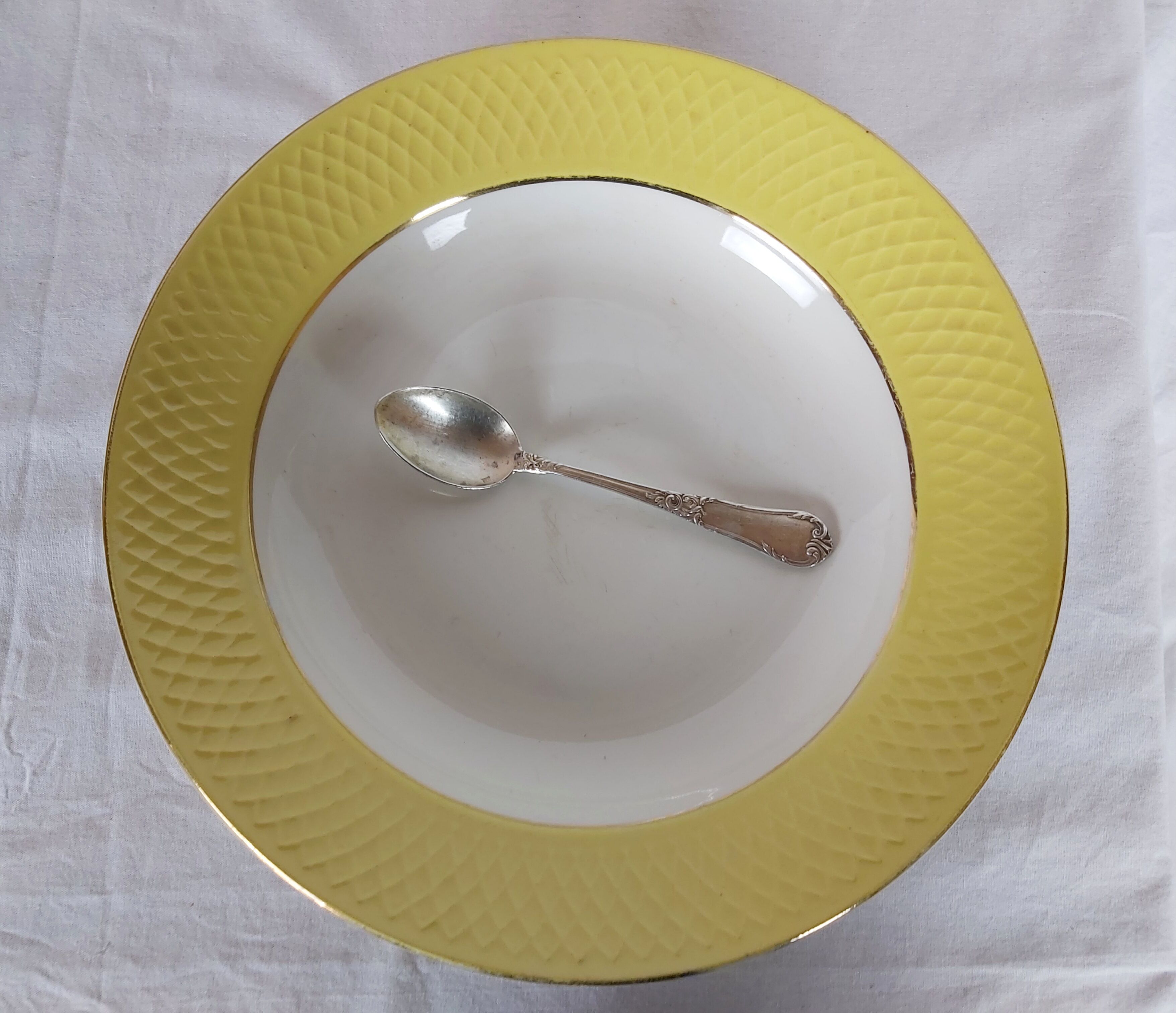 French vintage Orchies serving plate from  Moulin des Loups