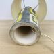 50s ceramic lamp, wool lampshade