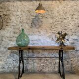 Established cast-iron stand shop console