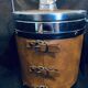 Equestrian champagne imitation leather horse ice bucket 16cm
