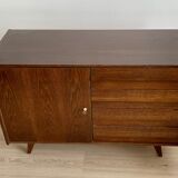 Vintage oak chest of drawers Jiri Jiroutek 1960
