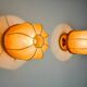 Paire d'appliques "cocoon", Italie, 1970