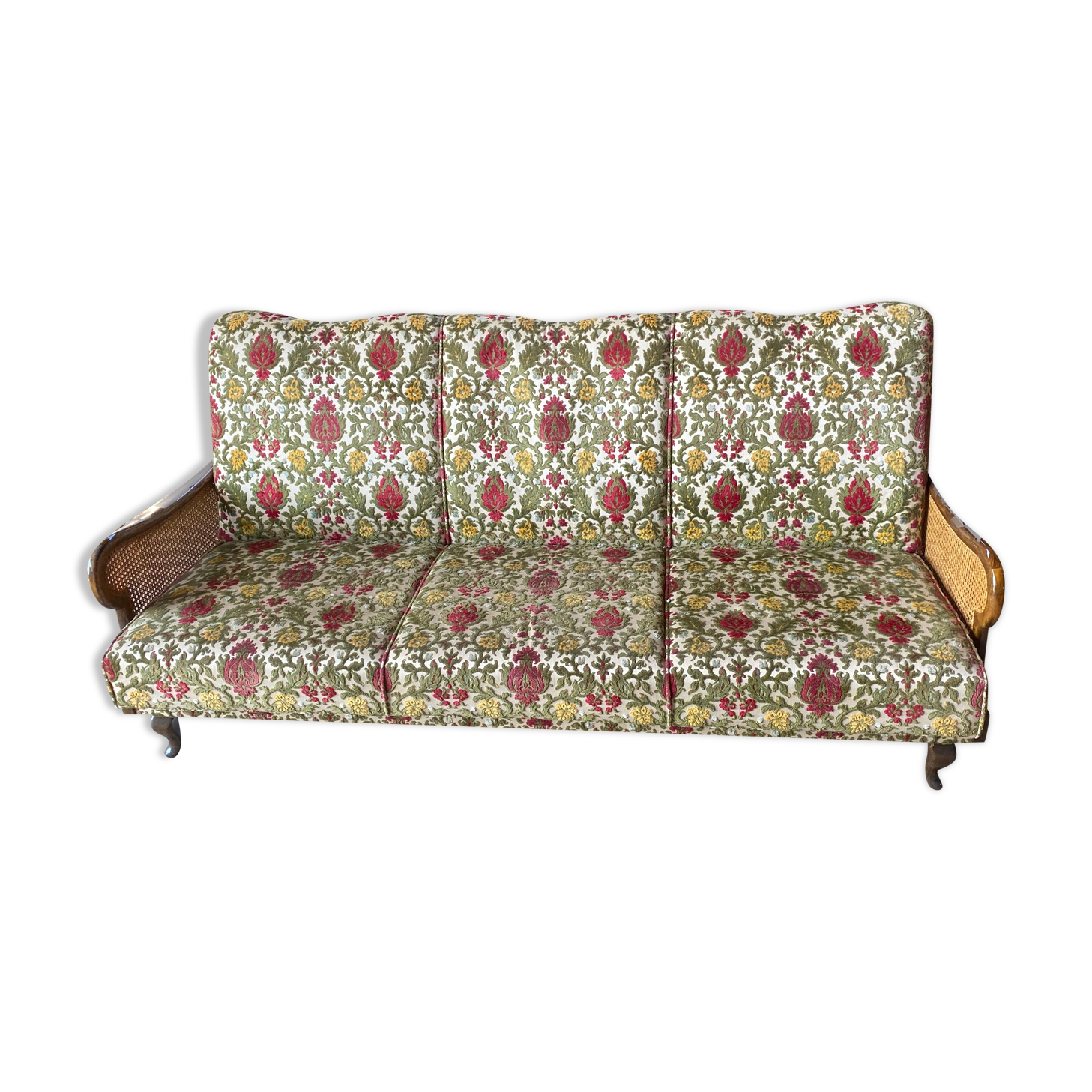 Retro sofa bed with canage