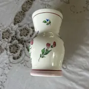 Old small faience vase Lunéville K&G lamp post decoration 13