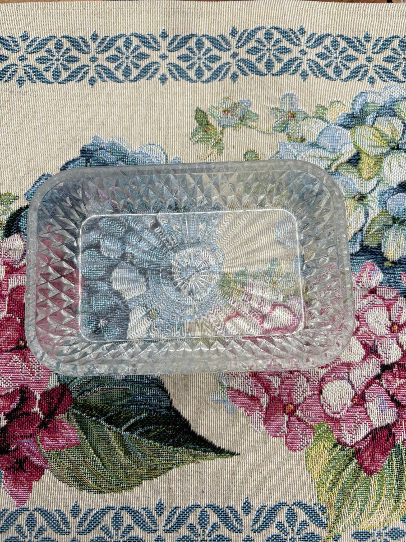 Vintage Duralex butter dish