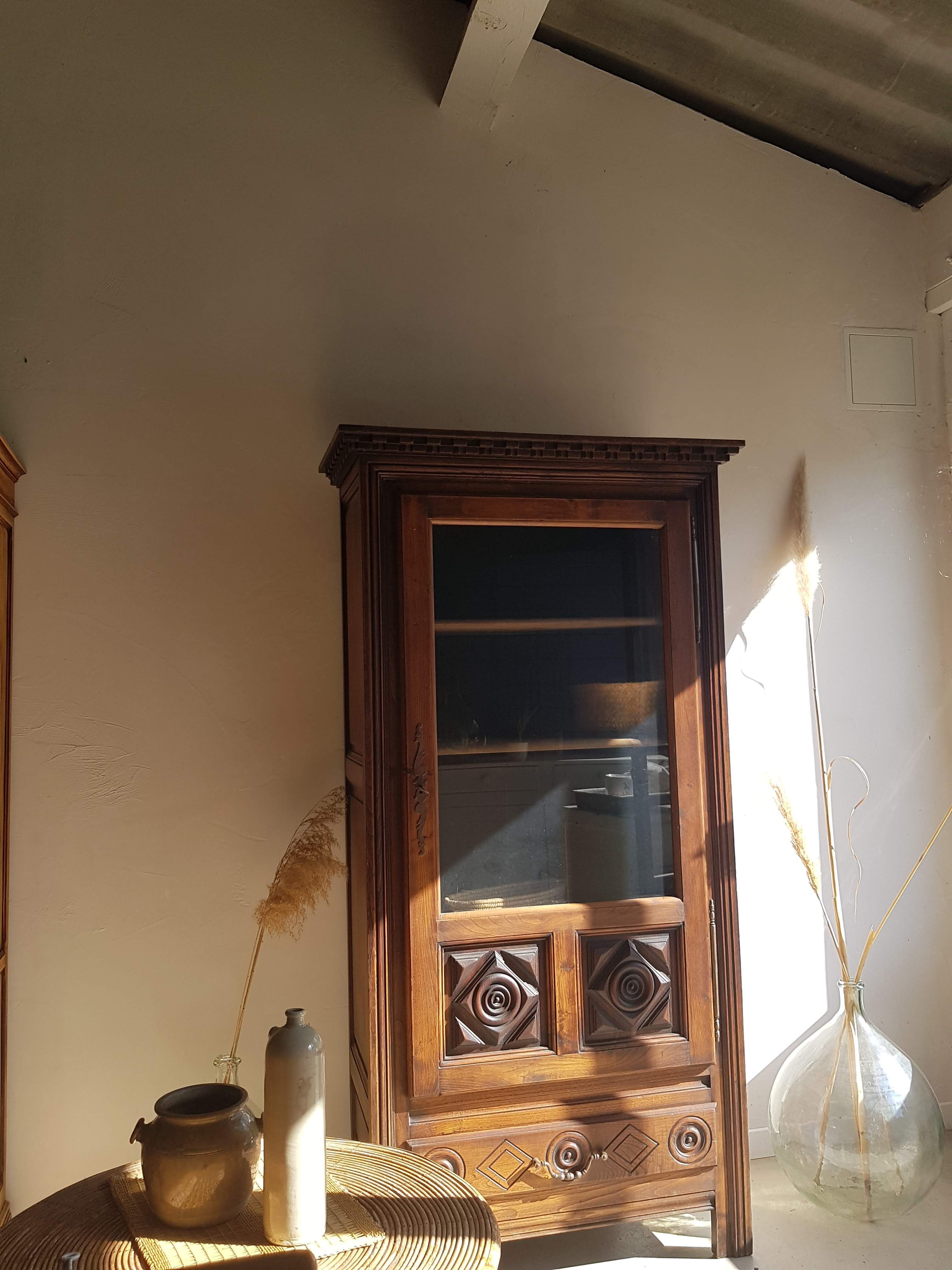 Vintage glass cabinet