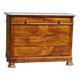 Commode en noyer de style et époque Louis Philippe