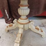 Violin style pedestal table