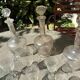 Antique engraved crystal liqueur service? St Louis model early 20th century.