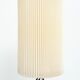 Tripod with pleated plastic shade, 1950s