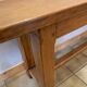 Oak farmhouse bench