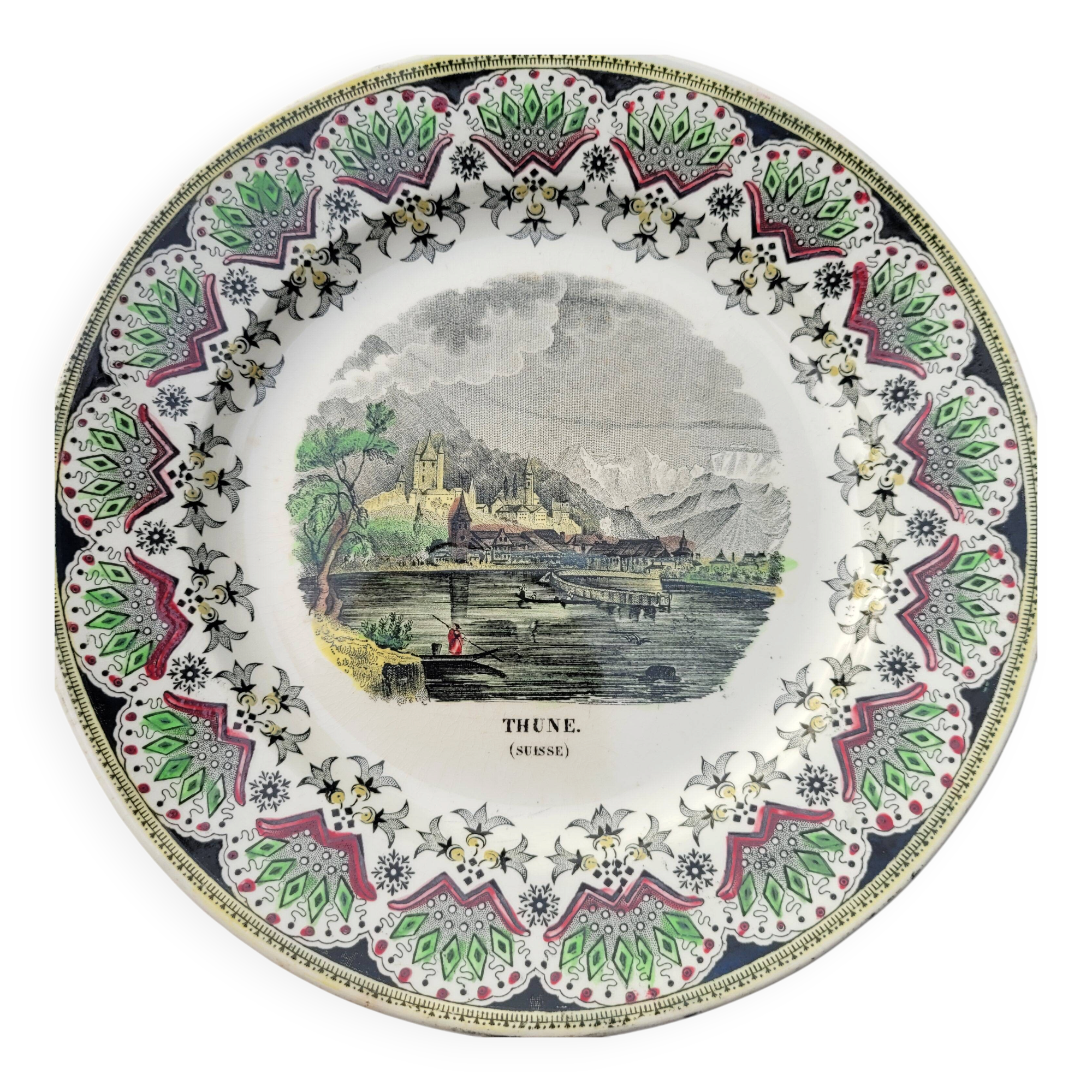 Assiettes creil et montereau