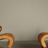Set of two Antonio Citterio lounge chairs, B&B Italia 1993