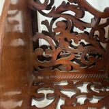 Pair of corner shelf XIX in openwork mahogany napoleon III