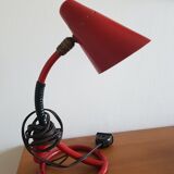 Vintage red spiral lamp
