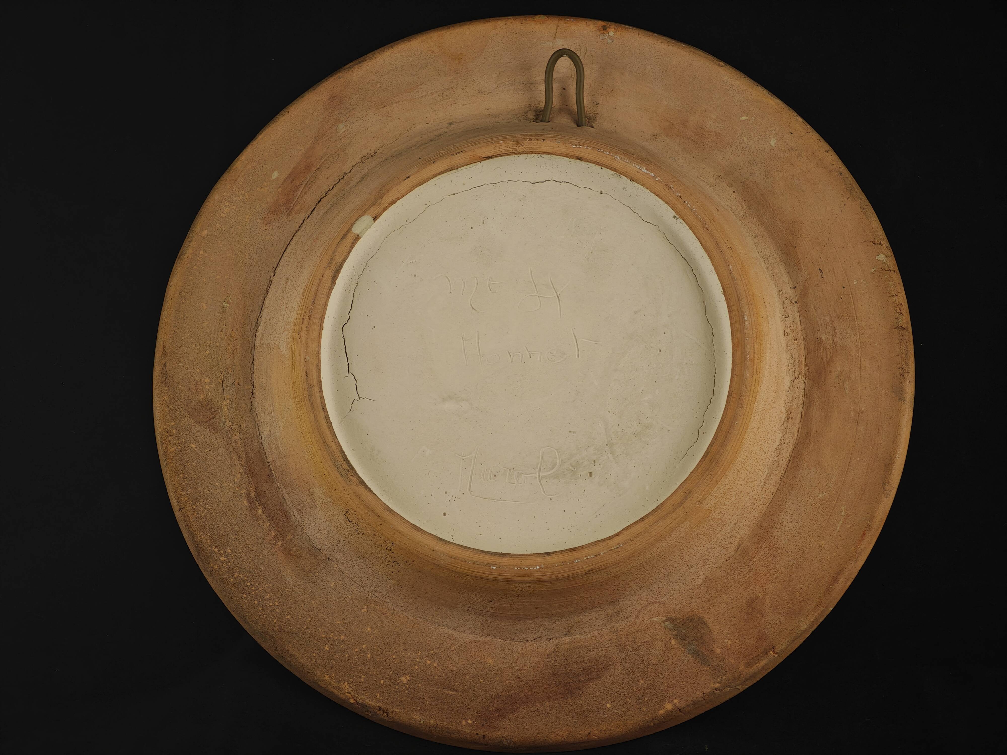 vintage ceramic mirror