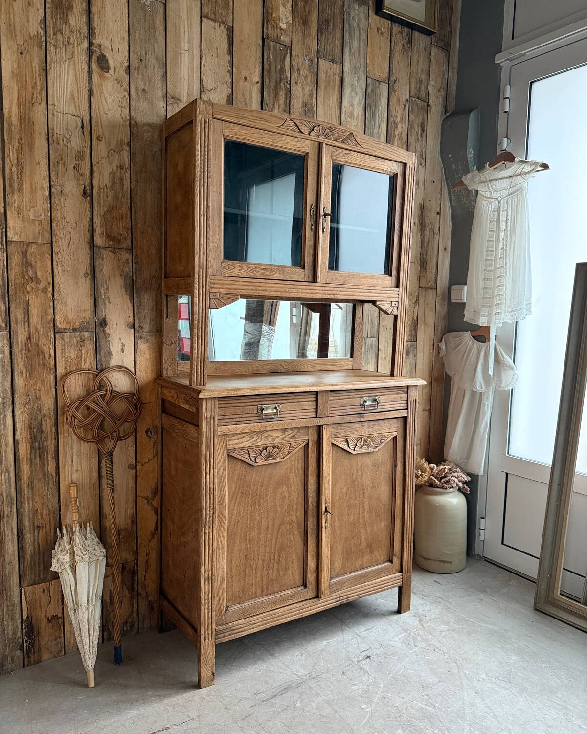 Art Deco oak sideboard (restored)
