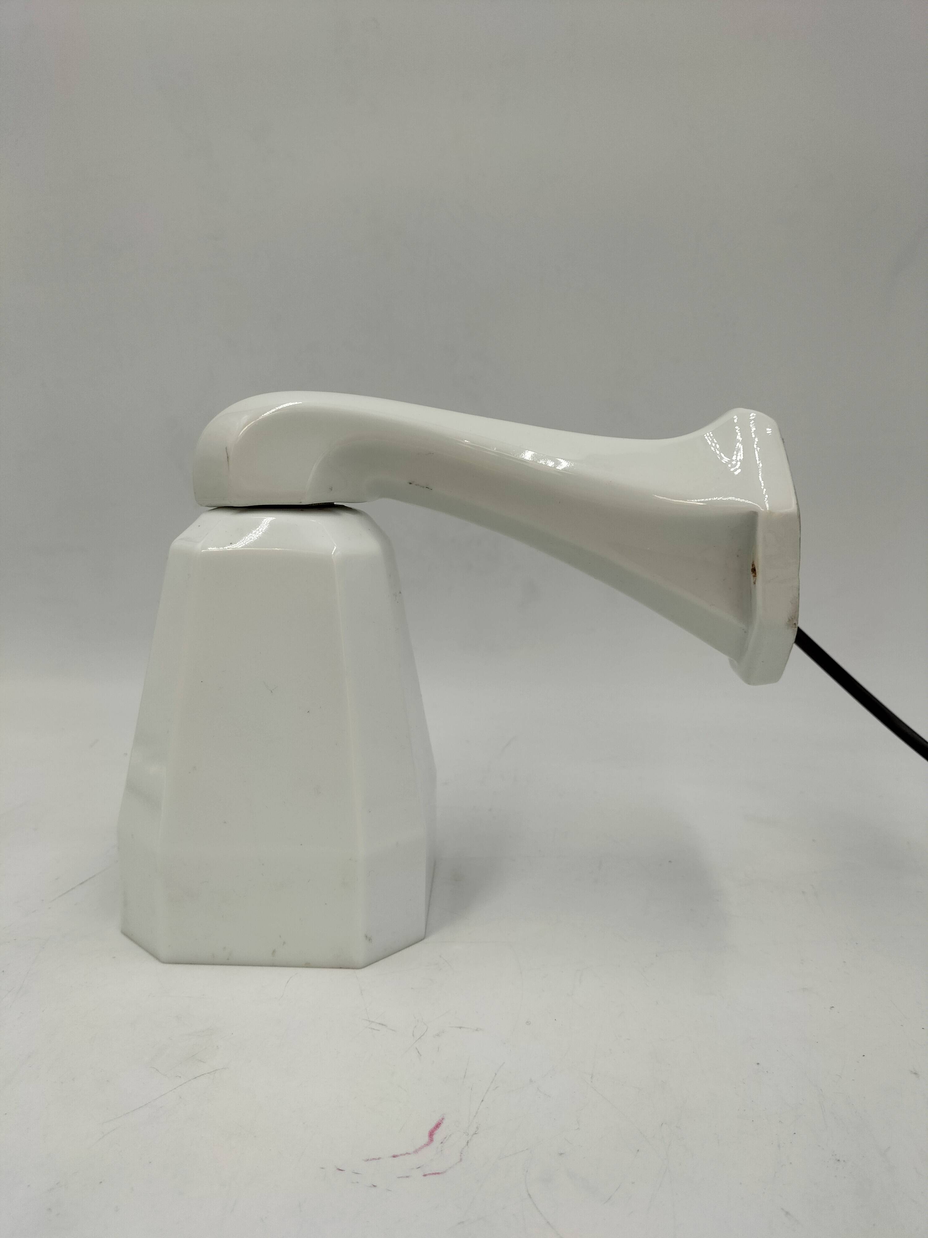 Porcelain and opaline wall light