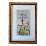 Watercolor landscape