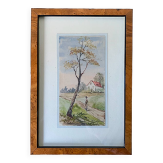 Watercolor landscape