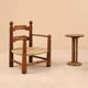 Fauteuils rustiques Charles Dudouyt, 1940’s