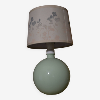 Lampe boule vert d'eau