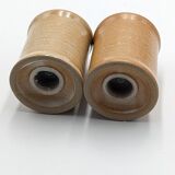 Ceramic salt shaker and pepper shaker