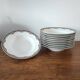 Lot of soup plates Limoges porcelain