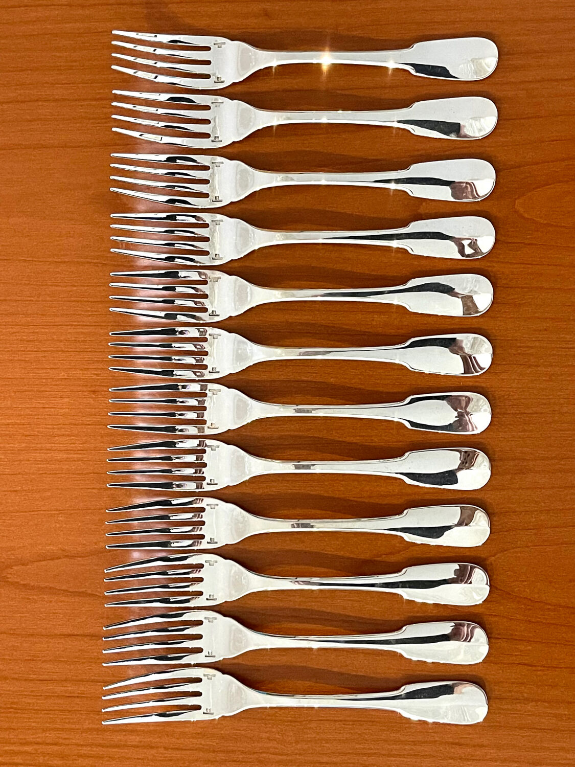 Christofle Cluny, 12 fish place settings, brand new condition