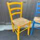 Pair of rustic bistro chairs