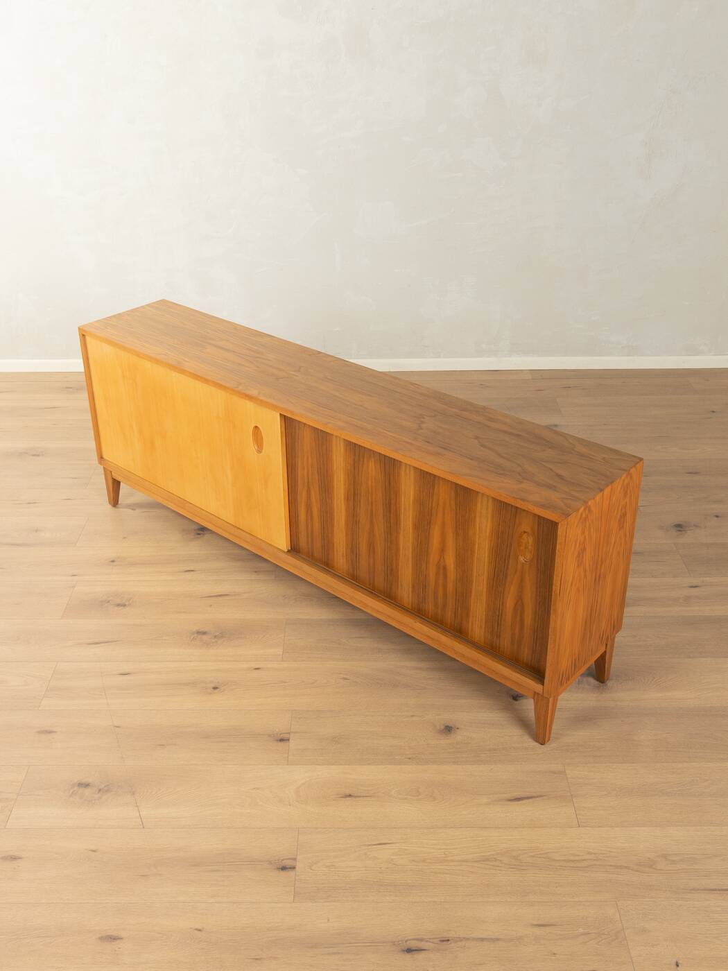 Classic sideboard Type 9F from the 1950s by WK Möbel, "Architekt-Satink" series