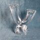 Two Daum France crystal chandeliers