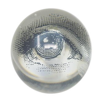 Vintage crystal sphere by Piero Fornasetti, 1968