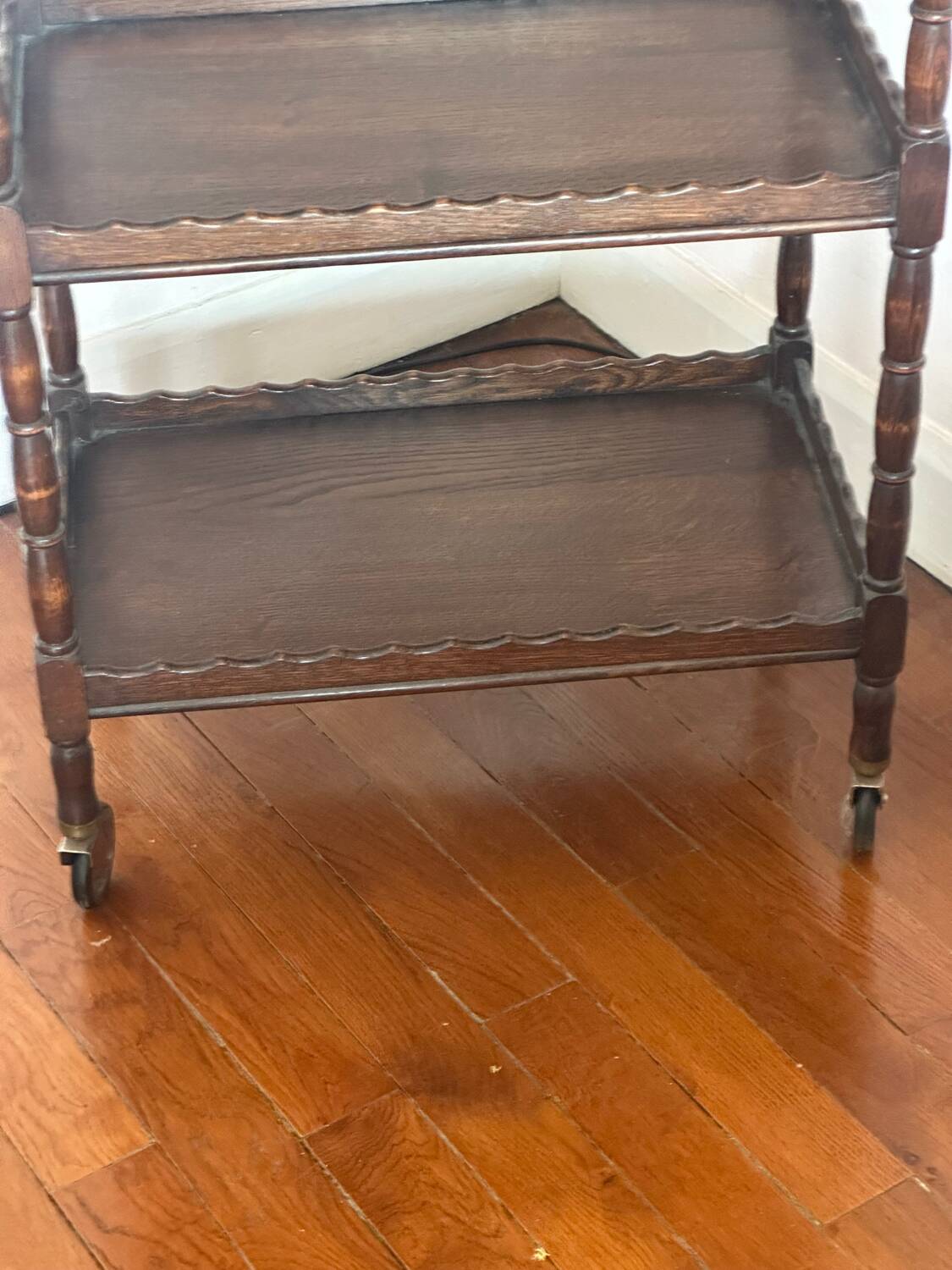 Vintage Serving Table - Rolling Table
