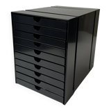 Caisson INOS USM Haller in Graphite Black (small drawers)