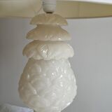 Table lamp ANANAS in alabaster, 70s