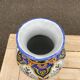 Portuguese vase in hand-painted ceramic from the 1990s.