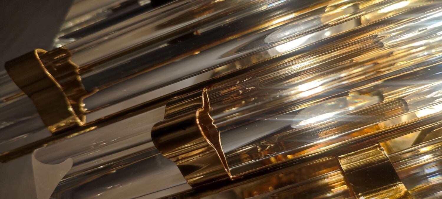 Apply glass "Venini". Italy, 1970s.