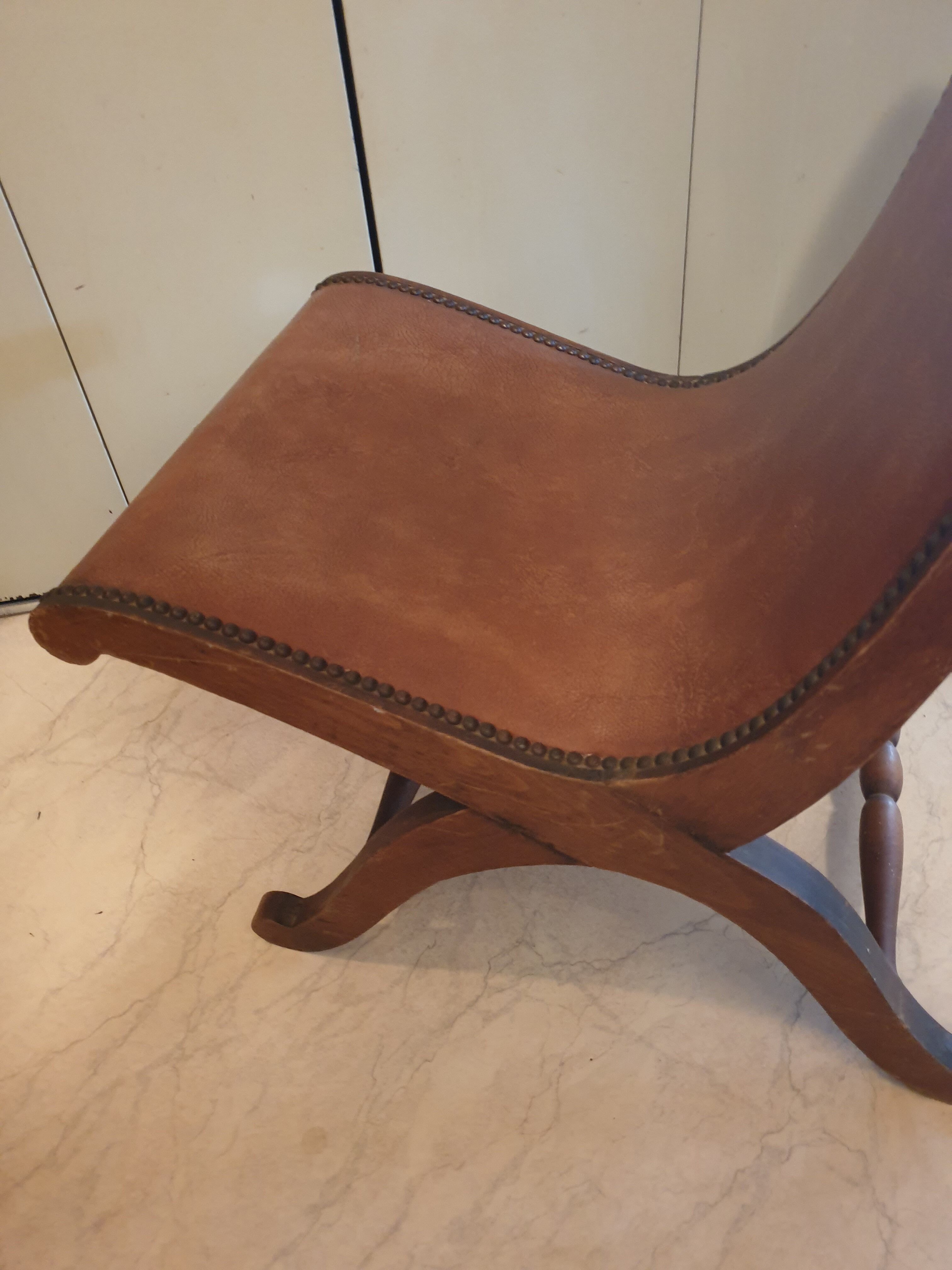 Armchair slipper stone lottier 40s