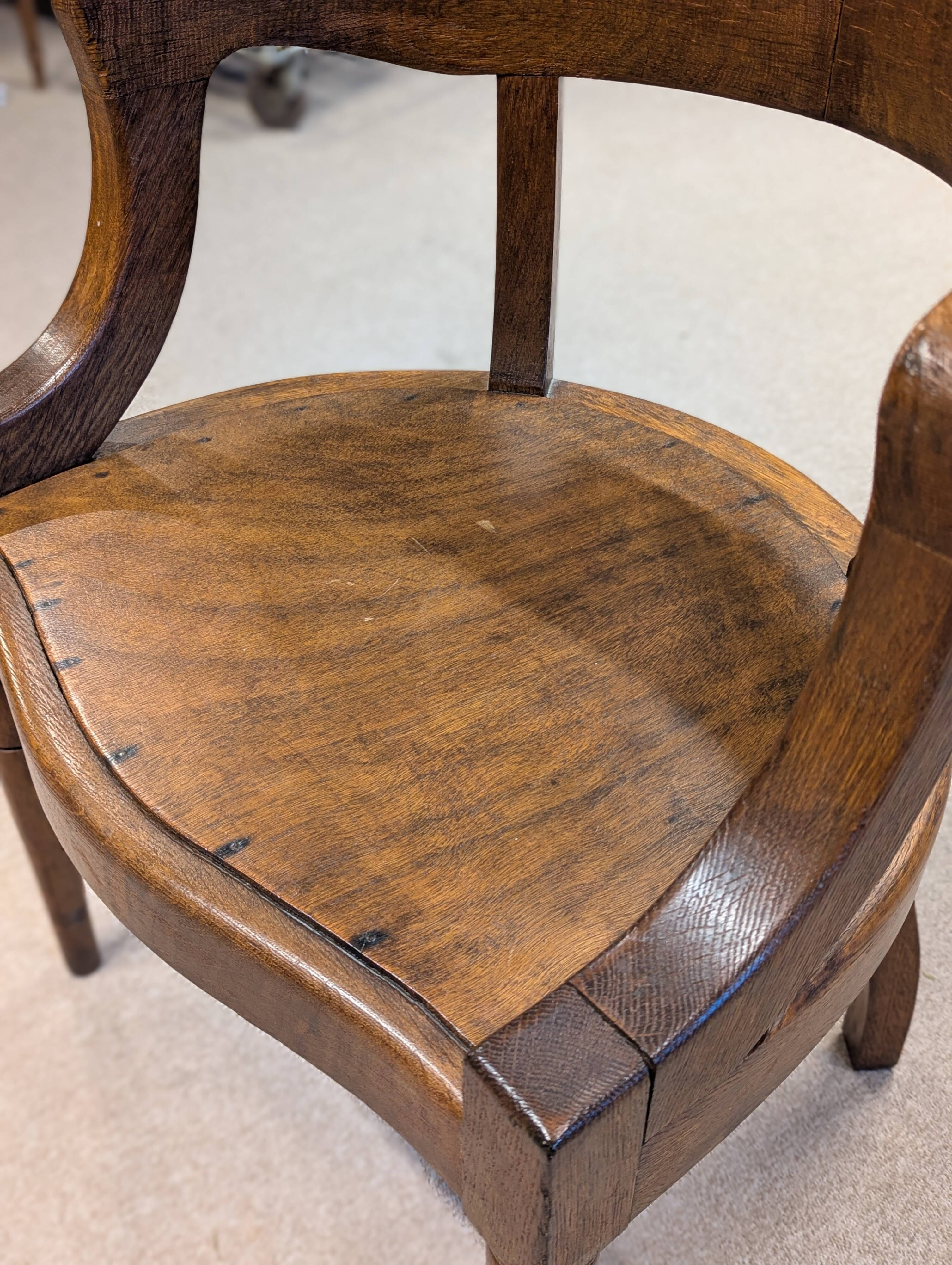 Oak office chair