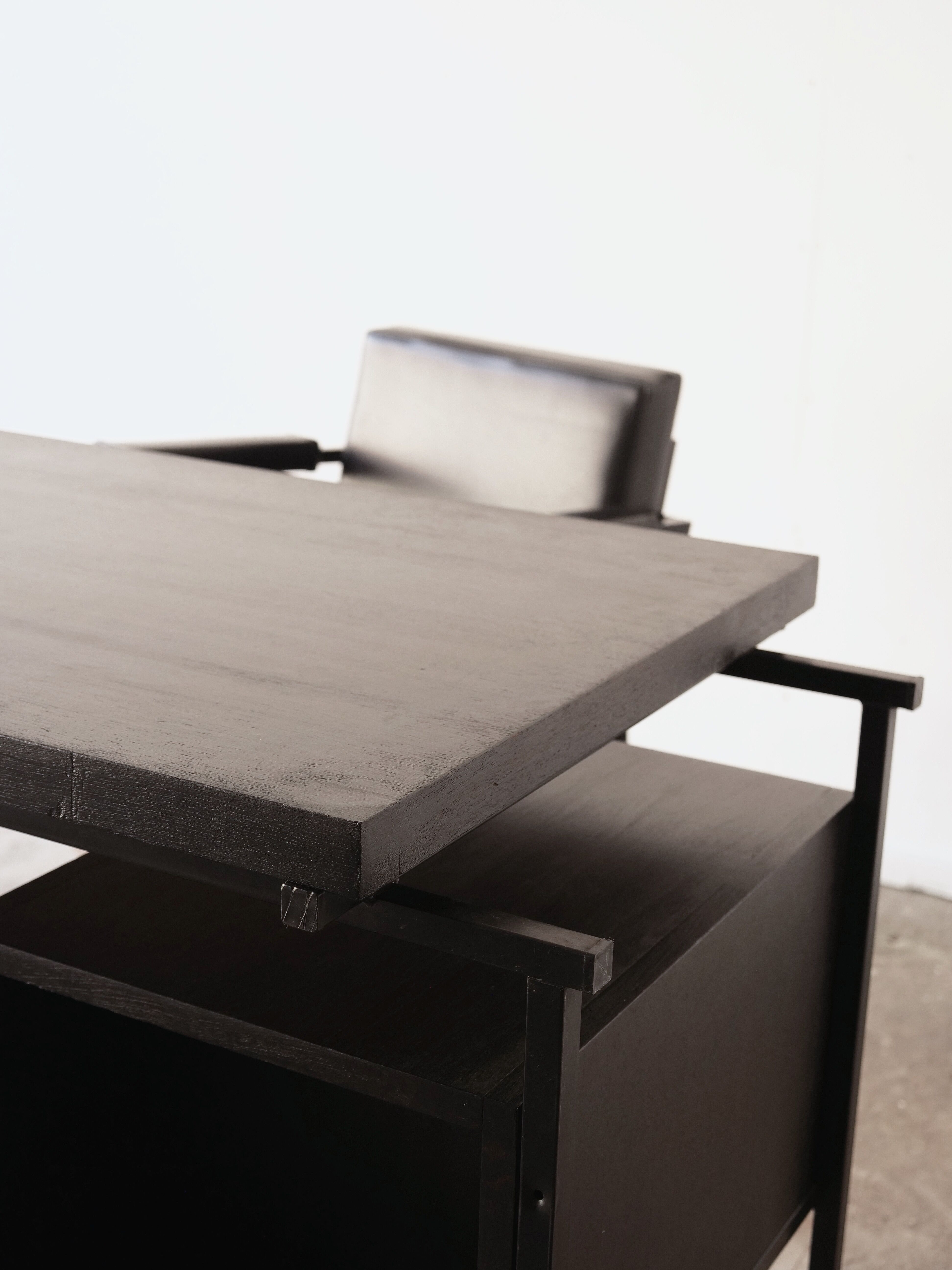 Modernist desk with chair