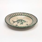4 Vietri plates decorated by Fabbrica Ceramica Avallone, 1930s